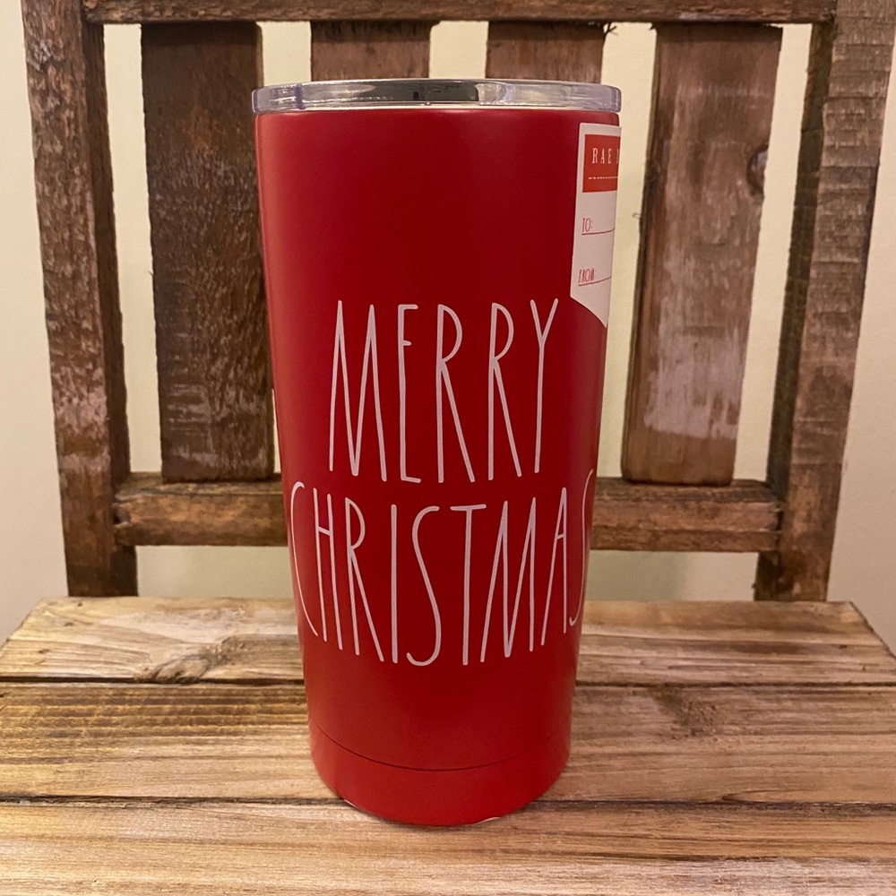 Rae Dunn 2020 Red Merry Christmas Tumbler